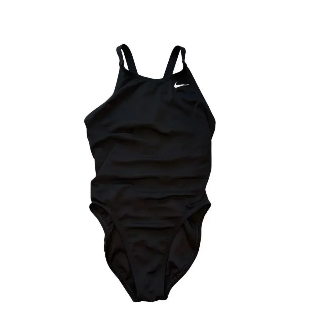 Nike Hydrastrong black one piece swimsuit - 4